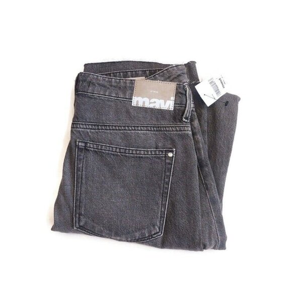 Mavi BARCELONA High Rise Wide Leg Denim Jeans Womens 27 X 32 Pants Black Sample - Picture 7 of 10